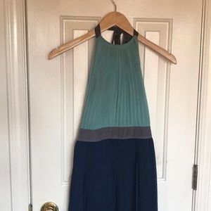 MODCLOTH Pleated backless maxi dress